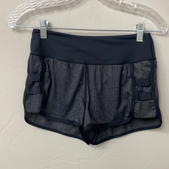 lululemon athletica Pants - Lululemon black and grey lined shorts.